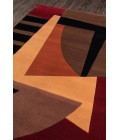 New Wave Area Rug Momeni New Wave Area Rug NW-22 Pomegranate 5'3 X 8'