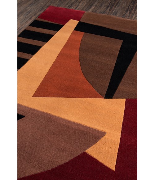New Wave Area Rug Momeni New Wave Area Rug NW-22 Pomegranate 5'3 X 8'