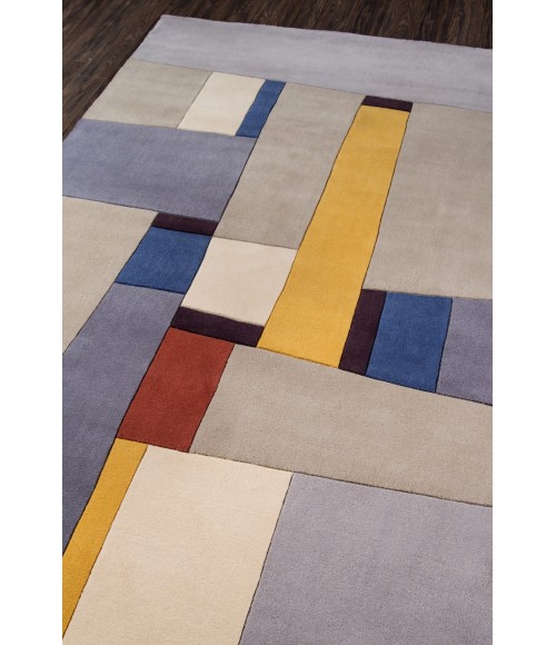 New Wave Area Rug Momeni New Wave Area Rug NW-23 Grey 5'9 X 5'9 Round