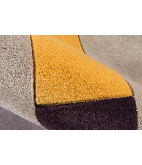 New Wave Area Rug Momeni New Wave Area Rug NW-23 Grey 5'9 X 5'9 Round