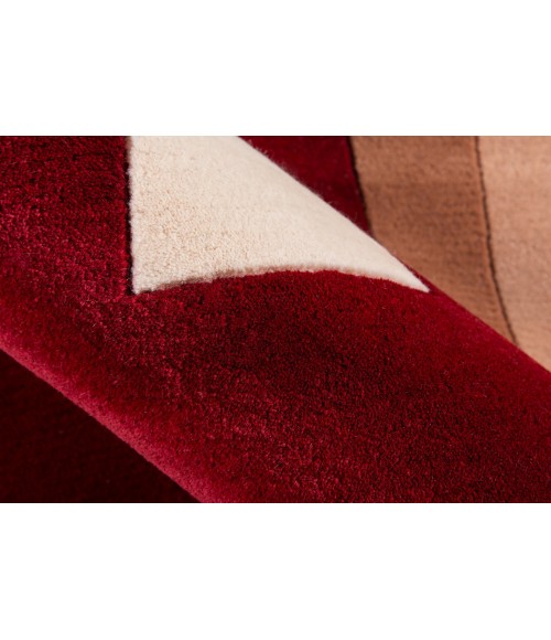 New Wave Area Rug Momeni New Wave Area Rug NW-50 Red 2' X 3'