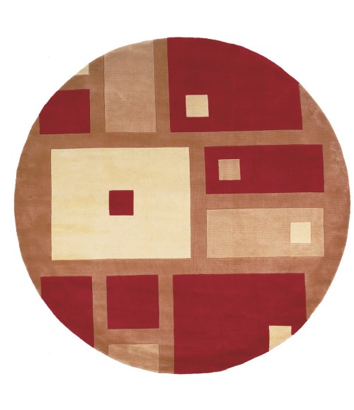New Wave Area Rug Momeni New Wave Area Rug NW-50 Red 2' X 3'