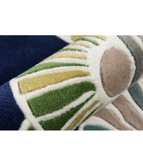 New Wave Area Rug Momeni New Wave Area Rug NW146 Navy 8' X 11'