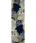 Momeni New Wave Area Rug NW146 Navy 5'9 X 5'9 Round