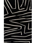 Noho Area Rug Momeni Noho Area Rug NO-04 Black 2'3 X 7'6 Runner