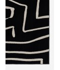 Noho Area Rug Momeni Noho Area Rug NO-04 Black 2'3 X 7'6 Runner