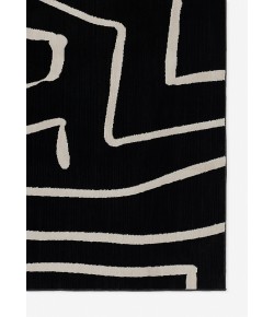 Momeni Noho No-04 Black Area Rug 2 ft. 3 in. X 7 ft. 6 in. Runner