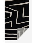 Noho Area Rug Momeni Noho Area Rug NO-04 Black 2'3 X 7'6 Runner