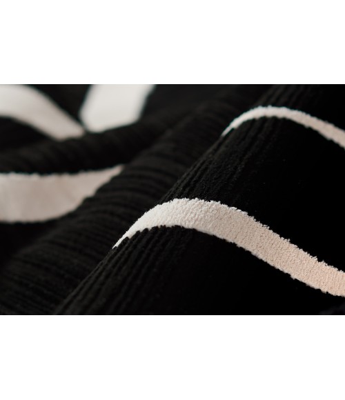Noho Area Rug Momeni Noho Area Rug NO-04 Black 2'3 X 7'6 Runner