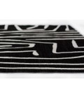 Noho Area Rug Momeni Noho Area Rug NO-04 Black 2'3 X 7'6 Runner