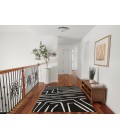 Noho Area Rug Momeni Noho Area Rug NO-04 Black 2'3 X 7'6 Runner