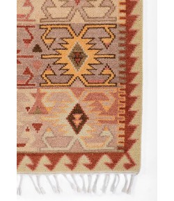 Momeni Nomad Nom-1 Rust Area Rug 8 ft. X 11 ft. Rectangle