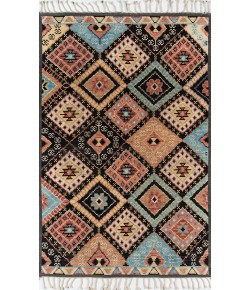 Momeni Nomad Nom-2 Black Area Rug 8 ft. X 11 ft. Rectangle