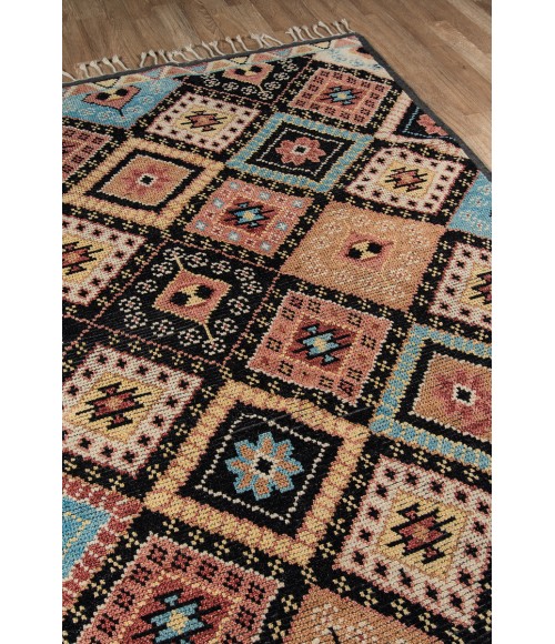 Momeni Nomad Area Rug NOM-2 Black 3'6 X 5'6