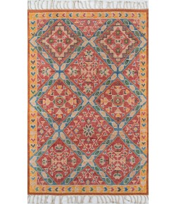 Momeni Nomad Nom-4 Rust Area Rug 5 ft. X 8 ft. Rectangle