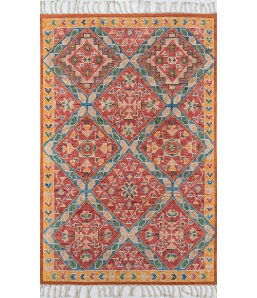 Momeni Nomad Area Rug NOM-4 Rust 5' X 8'