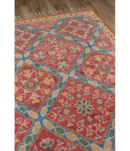 Momeni Nomad Area Rug NOM-4 Rust 5' X 8'