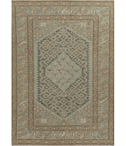 Momeni Nomad Light Blue NOM-8 2 ft. X 3 ft. Rect. Rug