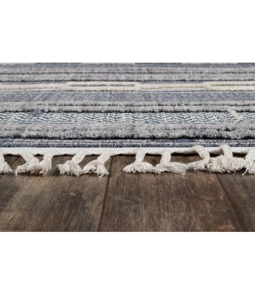 Momeni Odessa ODE-1 Blue 5 ft. 3 in. X 7 ft. 6 in. Rectangle Rug