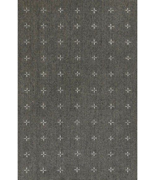 Momeni Oliver OLI-2 Charcoal 9 ft. X 12 ft. Rectangle Rug