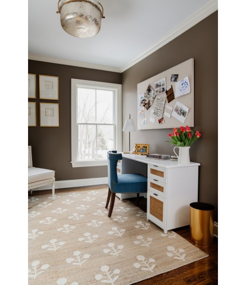 Momeni Orchard Area Rug ORC-2 Bloom Natural 3'6 X 5'6
