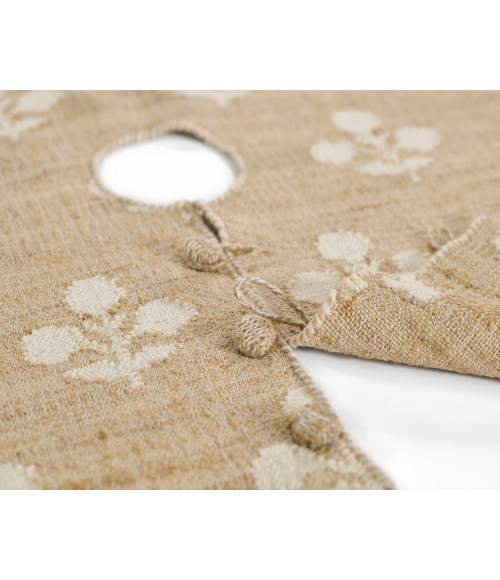 Erin Gates Orchard ORC-2 Natural 5 ft. X 5 ft. Round Rug