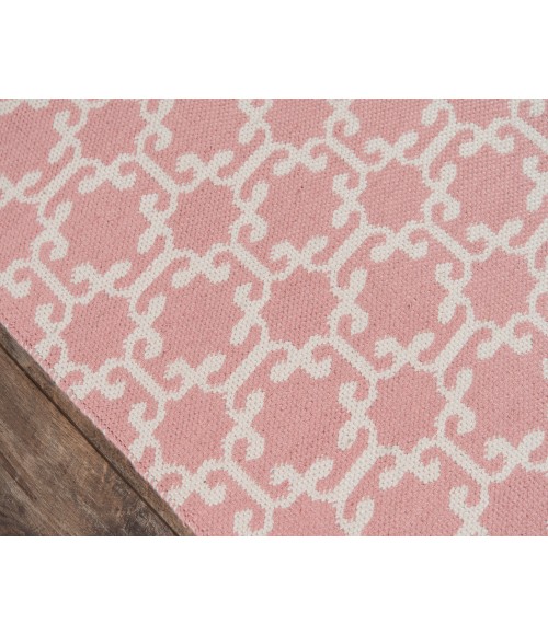 Momeni Palm Beach Area Rug PAM-2 Via Mizner Pink 2'3 X 8' Runner