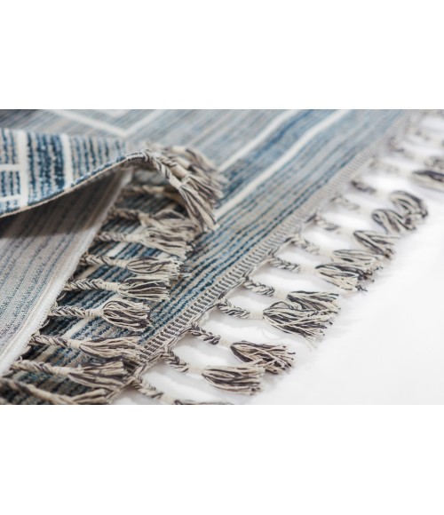 Momeni Rabat Blue Rug RBT-2 2 ft. 7 in. X 7 ft. 10 in. Rect. Momeni Rabat Blue RBT-2 2 ft. 7 in. X 7 ft. 10 in. Rect. Rug