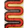 Momeni Novogratz Retro Ret-2 Red Area Rug 2 ft. 3 in. X 7 ft. 6 in. Runner