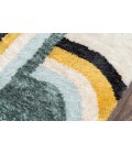 Momeni Retro Area Rug RET-3 Bullseye Blue 3'6 X 5'6