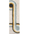 Momeni Retro Area Rug RET-3 Bullseye Blue 3'6 X 5'6