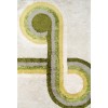 Momeni Novogratz Retro Ret-3 Green Area Rug 3 ft. 6 in. X 5 ft. 6 in. Rectangle