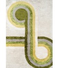 Momeni Retro Area Rug RET-3 Bullseye Green 2'3 X 7'6 Runner