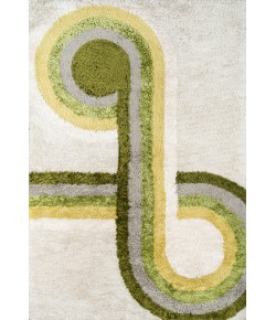 Momeni Novogratz Retro Ret-3 Green Area Rug 2 ft. 3 in. X 7 ft. 6 in. Runner