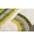 Momeni Retro Area Rug RET-3 Bullseye Green 2'3 X 7'6 Runner
