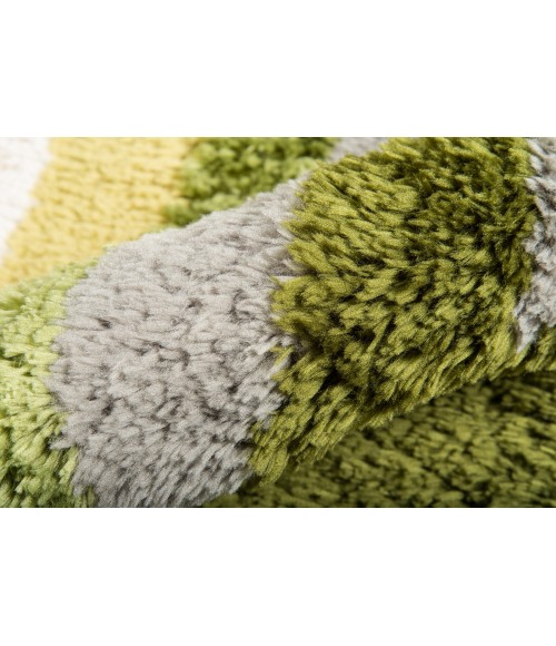 Momeni Retro Area Rug RET-3 Bullseye Green 2'3 X 7'6 Runner