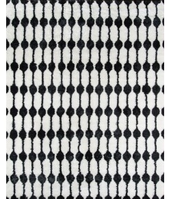 Momeni Novogratz Retro Ret-4 Black Area Rug 7 ft. 6 in. X 9 ft. 6 in. Rectangle