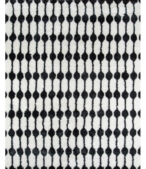 Momeni Retro Area Rug RET-4 Stockings Black 7'6 X 9'6