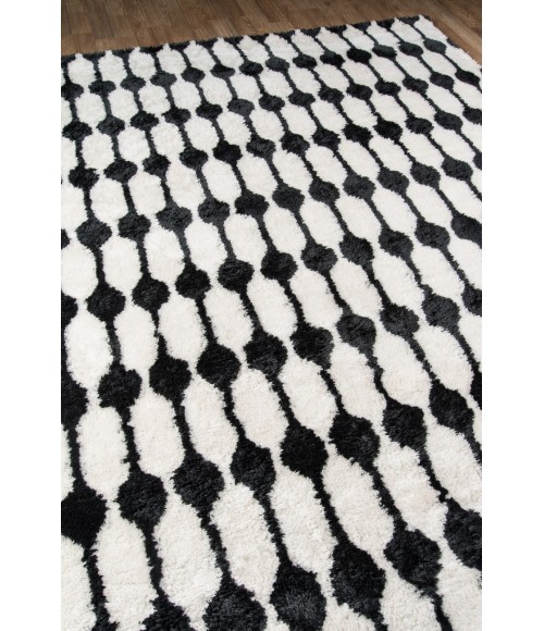 Momeni Retro Area Rug RET-4 Stockings Black 7'6 X 9'6