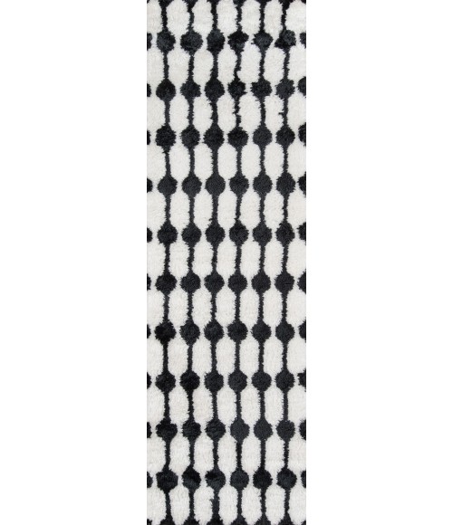 Momeni Retro Area Rug RET-4 Stockings Black 7'6 X 9'6