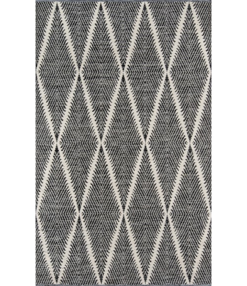 Momeni River Area Rug RIV-1 Beacon Black 8'6 X 11'6