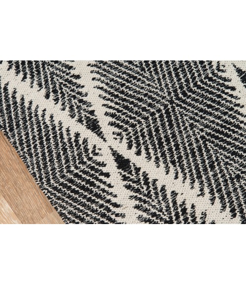 Momeni River Area Rug RIV-1 Beacon Black 8'6 X 11'6