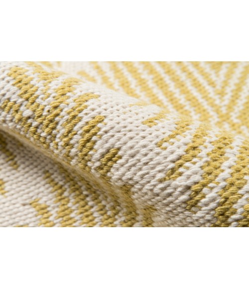 Momeni River Area Rug RIV-1 Beacon Citron 2'3 X 8' Runner