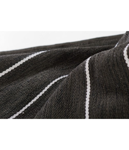 Momeni River Area Rug RIV-2 Fine Black 2'3 X 8' Runner