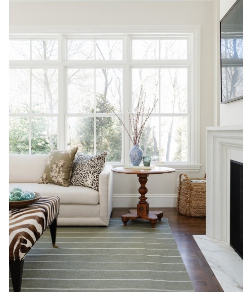 Momeni River Area Rug RIV-2 Fine Green 2'3 X 8' Runner