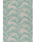 Momeni Riviera RV-01 Aqua 2 ft. 7 in. X 7 ft. 6 in. Runner Rug