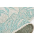 Momeni Riviera RV-01 Aqua 2 ft. 7 in. X 7 ft. 6 in. Runner Rug