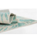 Momeni Riviera RV-01 Aqua 2 ft. 7 in. X 7 ft. 6 in. Runner Rug