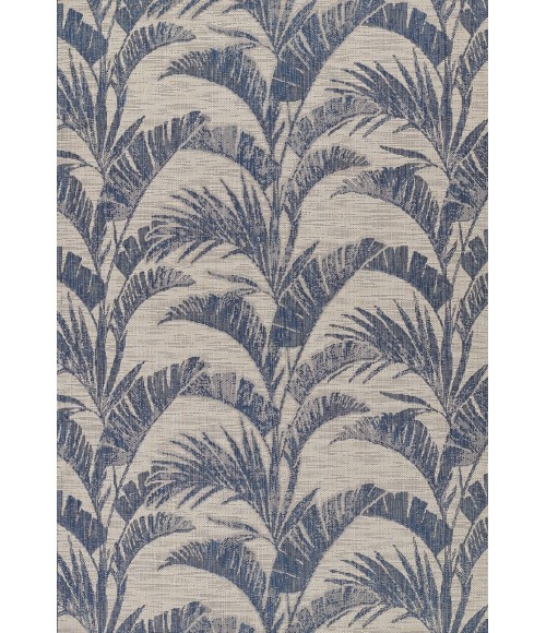 Momeni Riviera Blue RV-01 5 ft. 3 in. X 7 ft. Rect. Rug