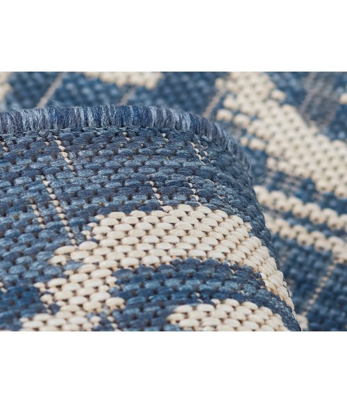 Momeni Riviera Blue RV-01 5 ft. 3 in. X 7 ft. Rect. Rug